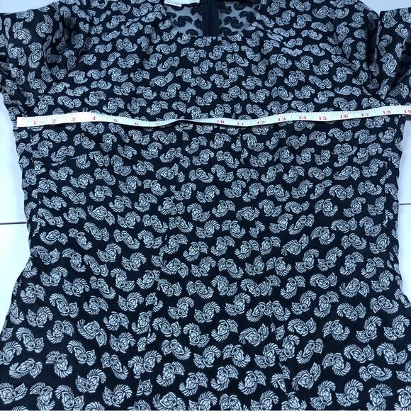Stella McCartney navy blue damask Jacquard swing dress med/large - Picture 5 of 8